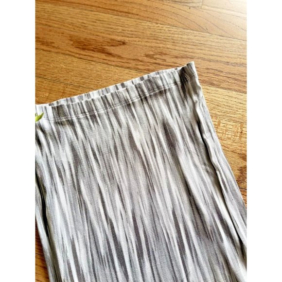 NWT Chico's Painterly Ikat Fluid Pant Palazzo Gray White - Sz 2 12/14 - Picture 3 of 5
